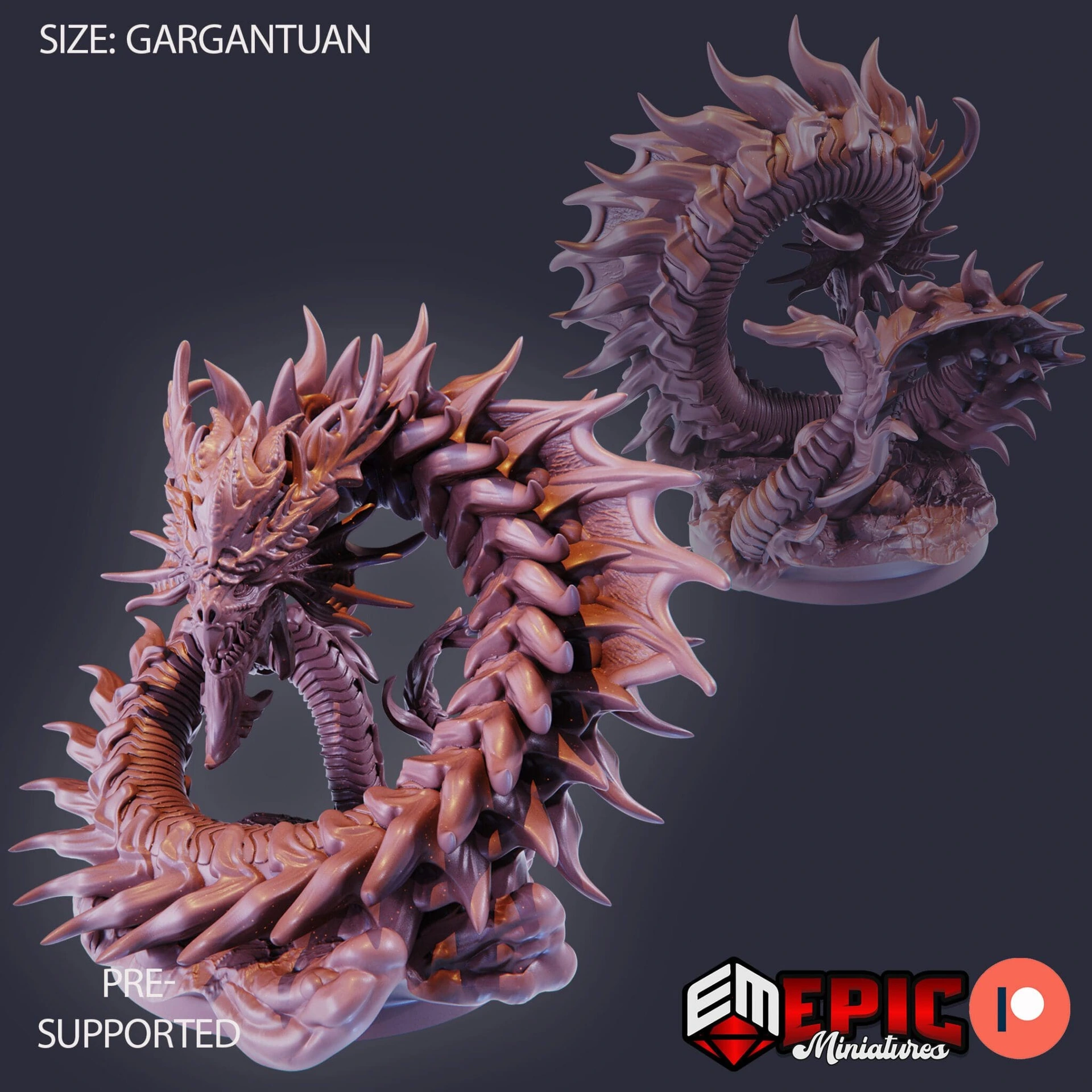 Leviathan, o Leviatã Serpente Marinho - Miniatura RPG — Arsenal Craft
